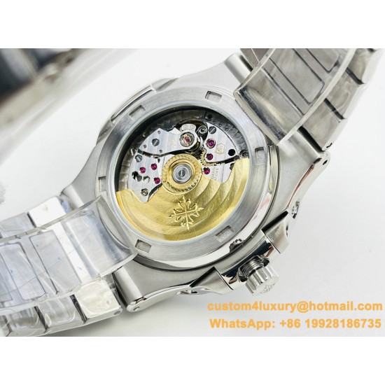 Patek Philippe - Nautilus 5740 40mm Diamonds SS/SS Blue/Stk PPF A240