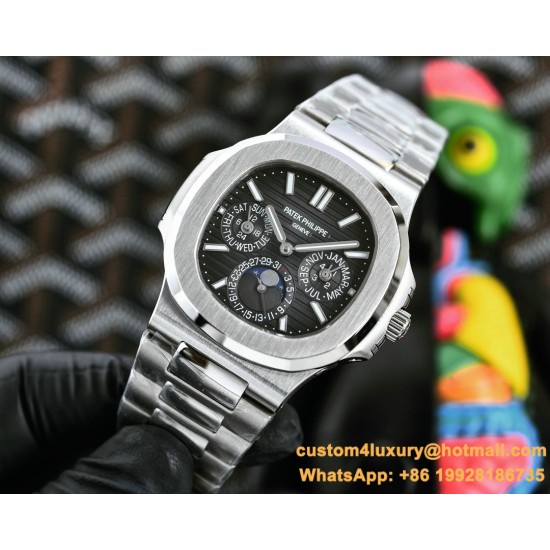 Patek Philippe - Nautilus 5740 40mm SS/SS Black/Stk TWF A240