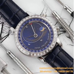 Patek Philippe - Celestial Sky Moon Date Diam 43mm SS/LE Blue Dial AIF A240