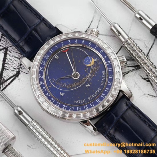 Patek Philippe - Celestial Sky Moon Date Diam 43mm SS/LE Blue Dial AIF A240