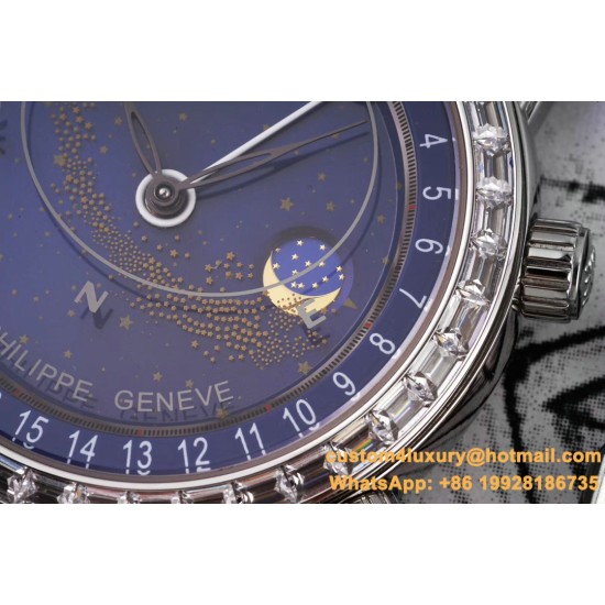 Patek Philippe - Celestial Sky Moon Date Diam 43mm SS/LE Blue Dial AIF A240