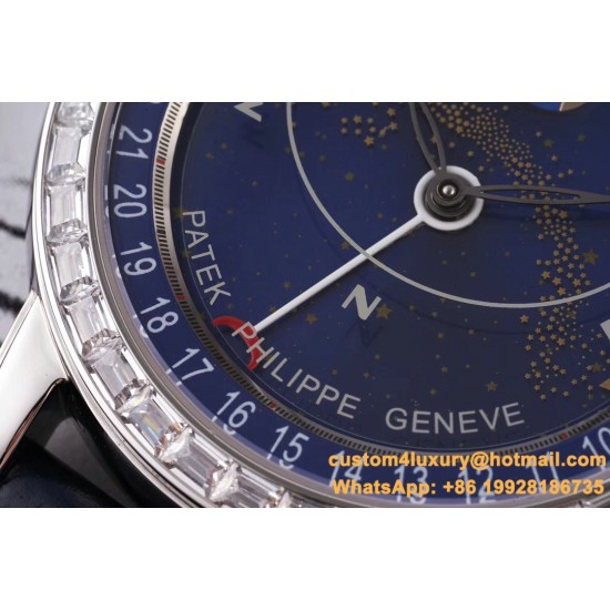 Patek Philippe - Celestial Sky Moon Date Diam 43mm SS/LE Blue Dial AIF A240