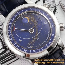 Patek Philippe - Celestial Sky Moon Date 43mm SS/LE Blue Dial AIF A240