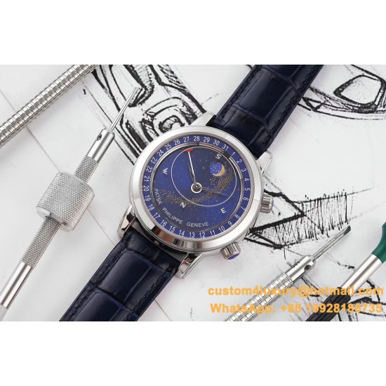 Patek Philippe - Celestial Sky Moon Date 43mm SS/LE Blue Dial AIF A240