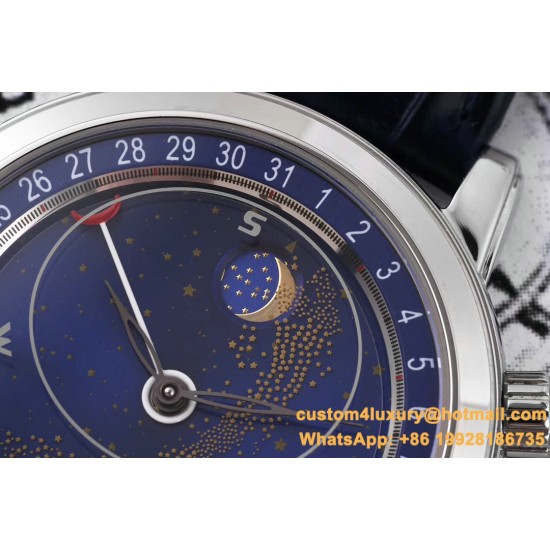 Patek Philippe - Celestial Sky Moon Date 43mm SS/LE Blue Dial AIF A240