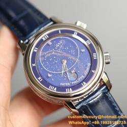 Patek Philippe - Celestial Sky Moon 43mm SS/LE Blue Dial AIF A240