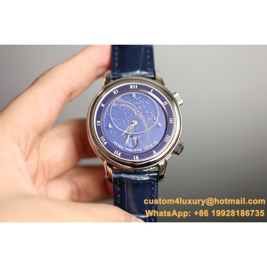 Patek Philippe - Celestial Sky Moon 43mm SS/LE Blue Dial AIF A240