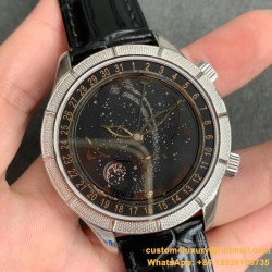 Patek Philippe - Celestial Sky Moon Date 42mm SS/LE Black Dial TZF A240