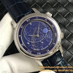 Patek Philippe - Celestial Sky Moon 43mm SS/LE Blue Dial TWF A240