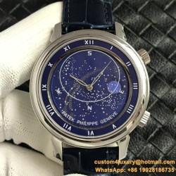 Patek Philippe - Celestial Sky Moon 43mm SS/LE Blue Dial TWF A240