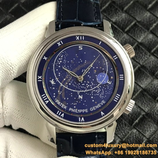 Patek Philippe - Celestial Sky Moon 43mm SS/LE Blue Dial TWF A240