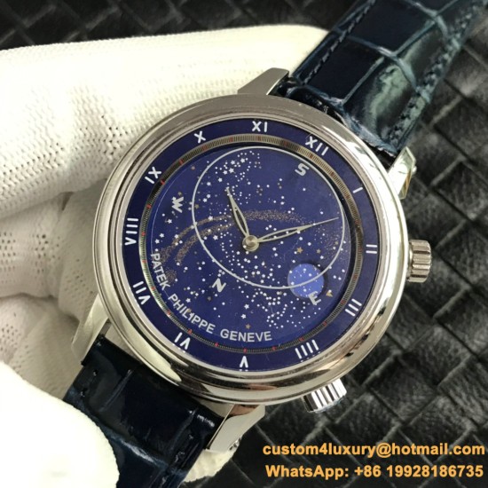 Patek Philippe - Celestial Sky Moon 43mm SS/LE Blue Dial TWF A240