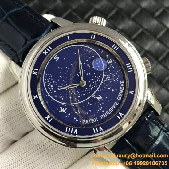 Patek Philippe - Celestial Sky Moon 43mm SS/LE Blue Dial TWF A240