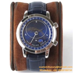 Patek Philippe - Celestial Sky Moon Date 43mm SS/LE Blue Dial AIF A240