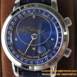 Patek Philippe - Celestial Sky Moon Date 43mm SS/LE Blue Dial AIF A240