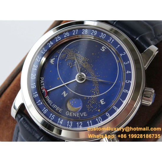 Patek Philippe - Celestial Sky Moon Date 43mm SS/LE Blue Dial AIF A240