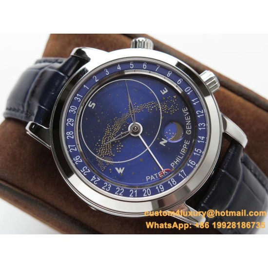Patek Philippe - Celestial Sky Moon Date 43mm SS/LE Blue Dial AIF A240