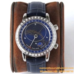Patek Philippe - Celestial Sky Moon Date Diam 43mm SS/LE Blue Dial AIF A240