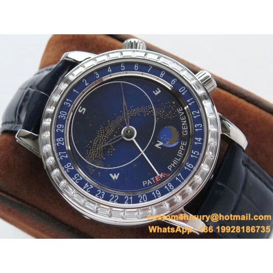 Patek Philippe - Celestial Sky Moon Date Diam 43mm SS/LE Blue Dial AIF A240