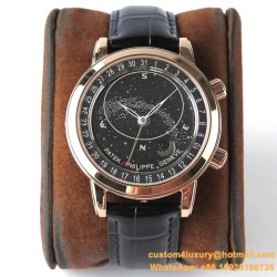 Patek Philippe - Celestial Sky Moon Date 43mm RG/LE Black Dial AIF A240
