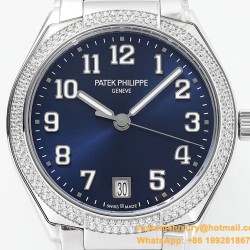 Patek Philippe - TWENTY~4 7300 Ladies 36mm Dia SS/SS Blue Dial PPF 324SC