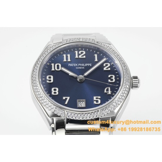 Patek Philippe - TWENTY~4 7300 Ladies 36mm Dia SS/SS Blue Dial PPF 324SC