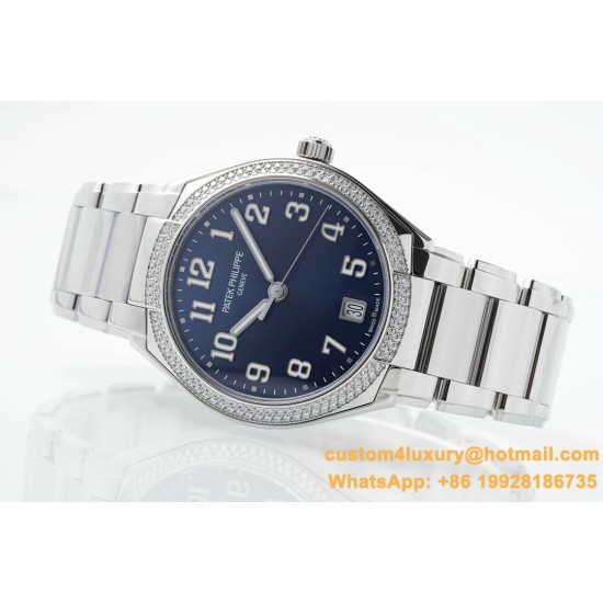 Patek Philippe - TWENTY~4 7300 Ladies 36mm Dia SS/SS Blue Dial PPF 324SC
