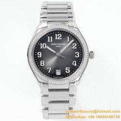 Patek Philippe - TWENTY~4 7300 Ladies 36mm Dia SS/SS Grey Dial PPF 324SC