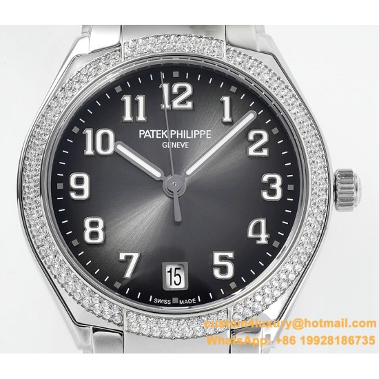 Patek Philippe - TWENTY~4 7300 Ladies 36mm Dia SS/SS Grey Dial PPF 324SC