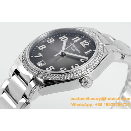 Patek Philippe - TWENTY~4 7300 Ladies 36mm Dia SS/SS Grey Dial PPF 324SC