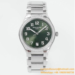 Patek Philippe - TWENTY~4 7300 Ladies 36mm Dia SS/SS Green Dial PPF 324SC
