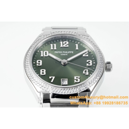 Patek Philippe - TWENTY~4 7300 Ladies 36mm Dia SS/SS Green Dial PPF 324SC