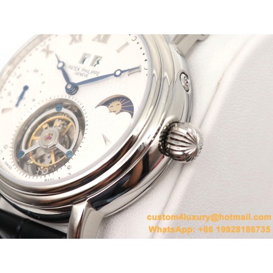 Patek Philippe - MoonPhase Day/Night 43mm SS/LE White - Asia HW Tourbillon
