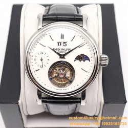 Patek Philippe - MoonPhase Day/Night 43mm SS/LE White - Asia HW Tourbillon