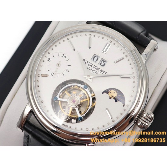 Patek Philippe - MoonPhase Day/Night 43mm SS/LE White - Asia HW Tourbillon