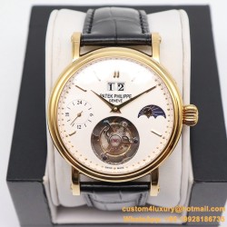 Patek Philippe - MoonPhase Day/Night 43mm YG/LE White - Asia HW Tourbillon