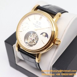 Patek Philippe - MoonPhase Day/Night 43mm YG/LE White - Asia HW Tourbillon