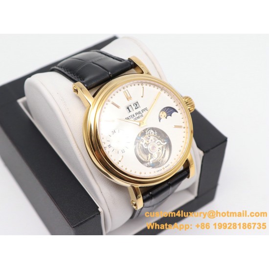 Patek Philippe - MoonPhase Day/Night 43mm YG/LE White - Asia HW Tourbillon