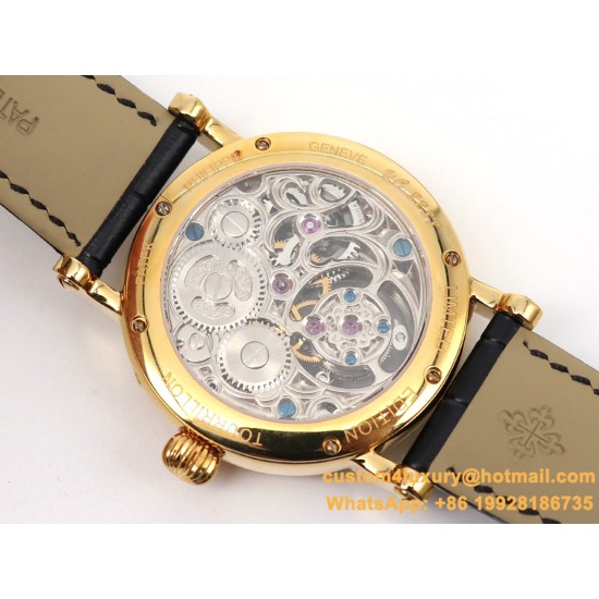 Patek Philippe - MoonPhase Day/Night 43mm YG/LE White - Asia HW Tourbillon