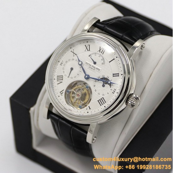 Patek Philippe - Complication Series MoonPhase 42mm SS/LE White Dial Asia Tourbillon