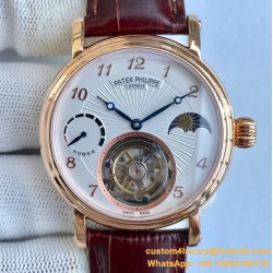Patek Philippe - Complication Series MoonPhase 42mm RG/LE White Dial Asia Tourbillon