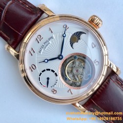 Patek Philippe - Complication Series MoonPhase 42mm RG/LE White Dial Asia Tourbillon