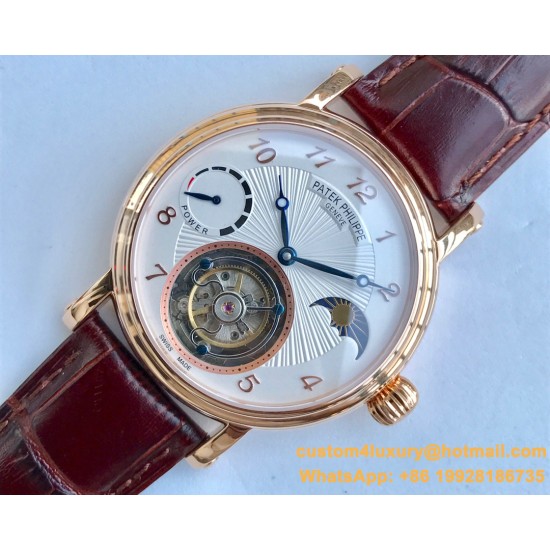 Patek Philippe - Complication Series MoonPhase 42mm RG/LE White Dial Asia Tourbillon
