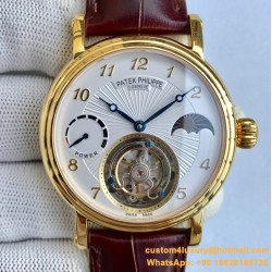 Patek Philippe - Complication Series MoonPhase 42mm YG/LE White Dial Asia Tourbillon