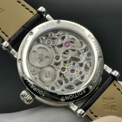 Patek Philippe - Complication Series MoonPhase 42mm Diamonds SS/LE Skeleton Dial Asia Tourbillon