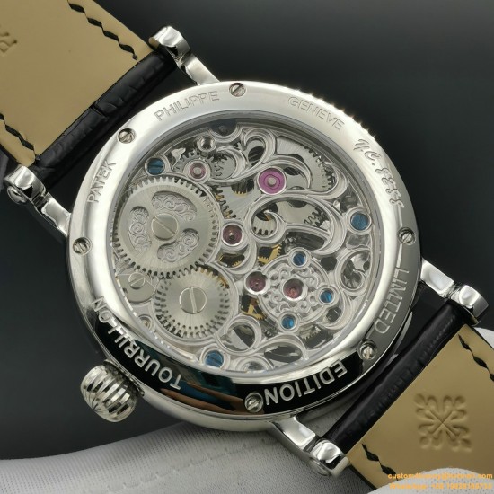 Patek Philippe - Complication Series MoonPhase 42mm Diamonds SS/LE Skeleton Dial Asia Tourbillon