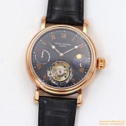 Patek Philippe - Complication Series MoonPhase 42mm RG/LE Black/Rmn Dial Asia Tourbillon