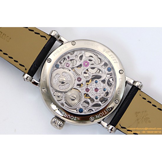 Patek Philippe - Complication Series MoonPhase 42mm SS/LE Black/Rmn Dial Asia Tourbillon