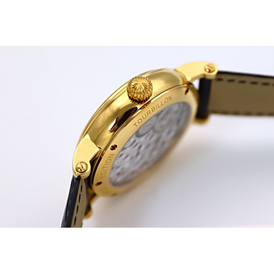Patek Philippe - Complication Series MoonPhase 42mm YG/LE Black/Rmn Dial Asia Tourbillon