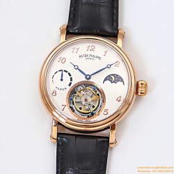 Patek Philippe - Complication Series MoonPhase 42mm RG/LE White/Num Dial Asia Tourbillon